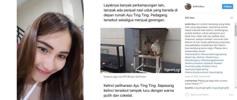 Gara-gara hewan peliharaan, 6 seleb ini tuai kritikan