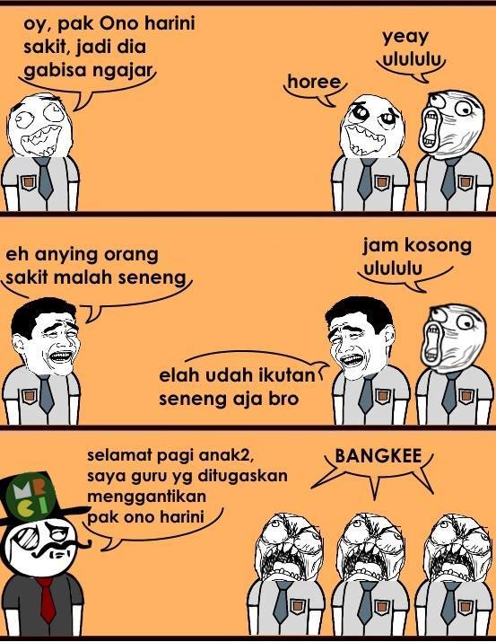 9 Komik strip gambarkan gokilnya obrolan masa SMA ini bikin kangen