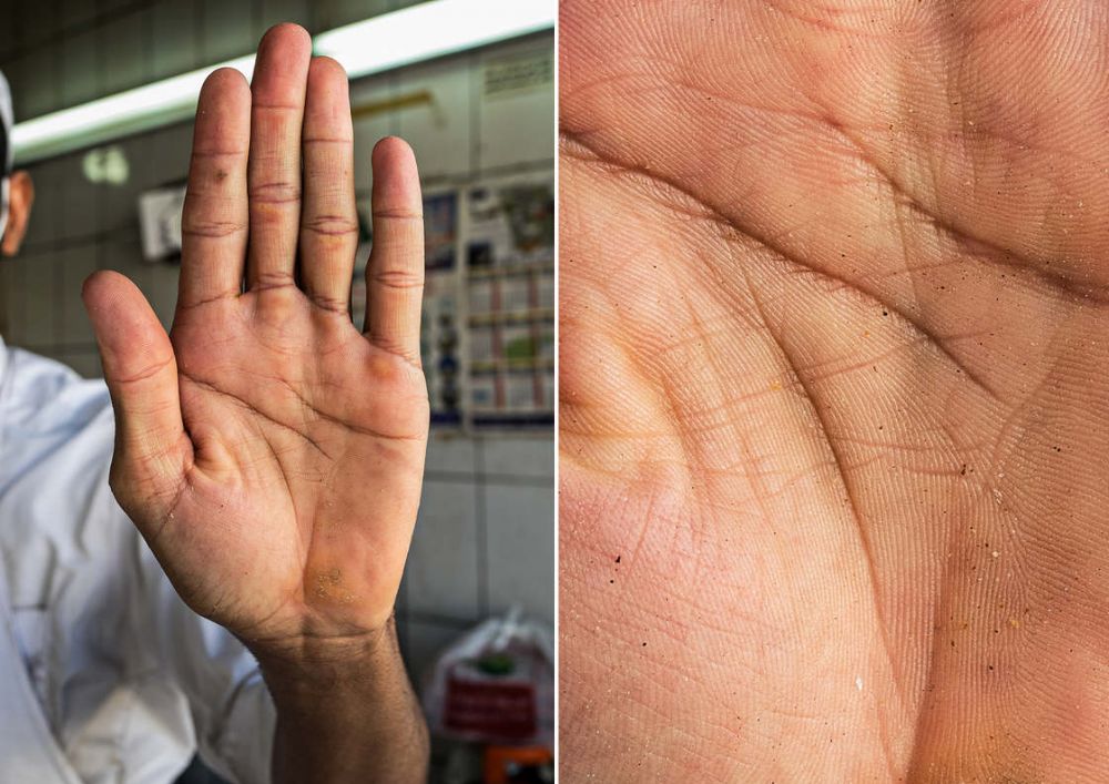 13 Foto telapak tangan pekerja ini bukti kerasnya membanting tulang