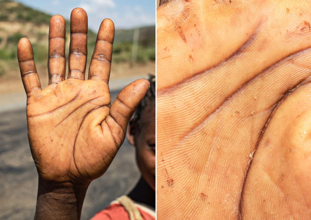 13 Foto telapak tangan pekerja ini bukti kerasnya membanting tulang