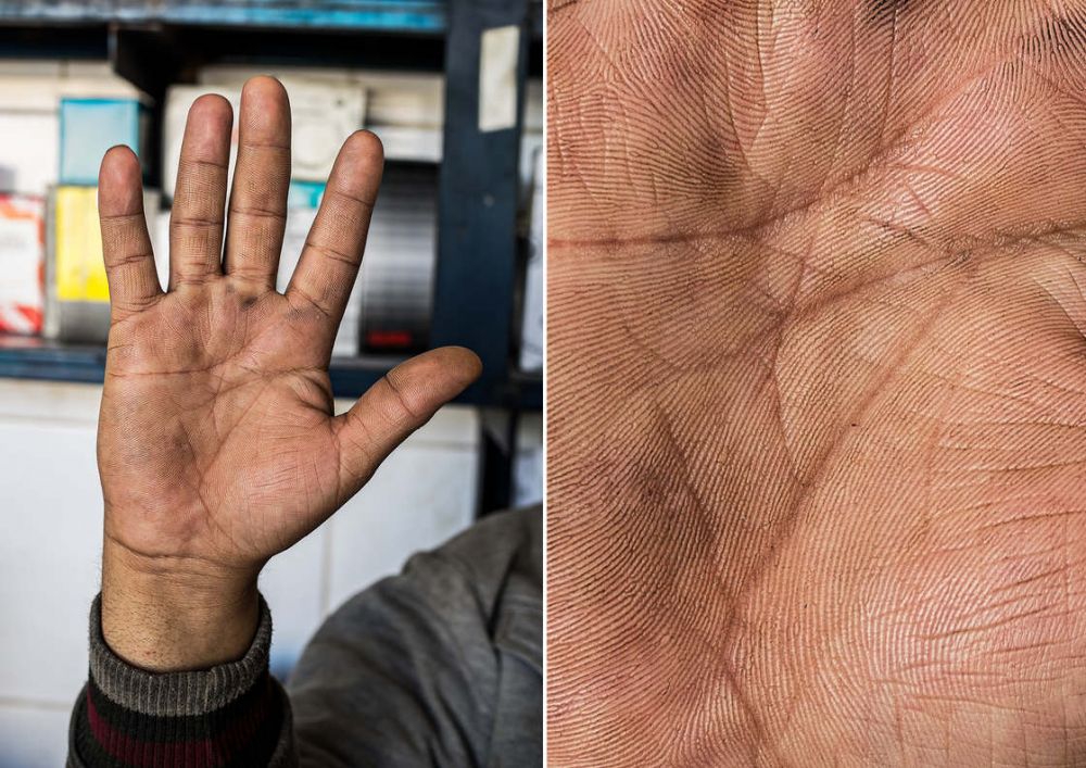 13 Foto telapak tangan pekerja ini bukti kerasnya membanting tulang