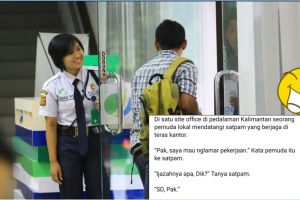 Obrolan kocak satpam dan pelamar kerja ini endingnya nyindir banget