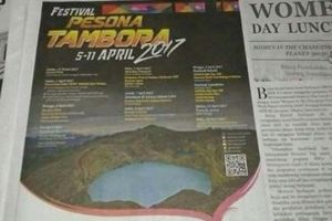 Iklan Festival Pesona Tambora ini ada yang salah, kamu tahu nggak?