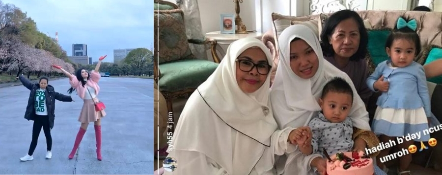 Potret kedekatan 7 seleb dengan ART-nya, selfie hingga liburan bareng
