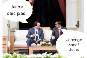 7 Meme 'kunjungan Presiden Prancis' ini kocaknya kebangetan