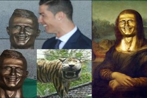 12 Foto editan patung fail Cristiano Ronaldo, lucunya nggak kira-kira