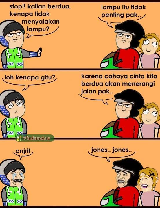 8 Obrolan lucu polantas dengan pemotor ini bikin ngakak seharian