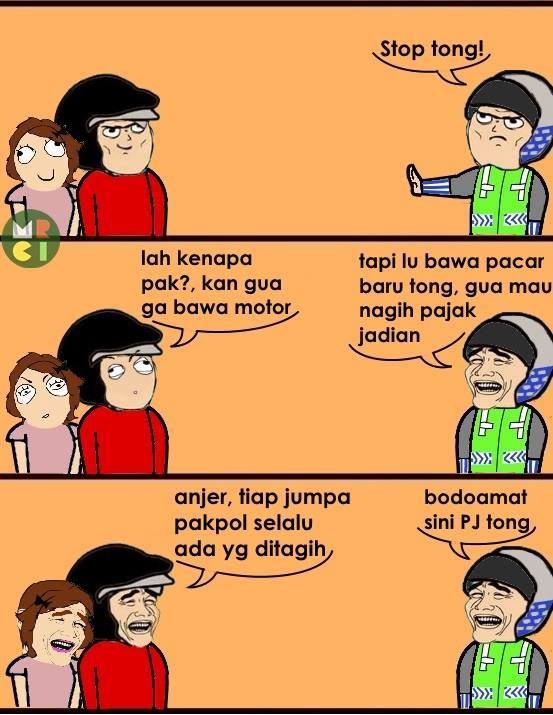 8 Obrolan lucu polantas dengan pemotor ini bikin ngakak