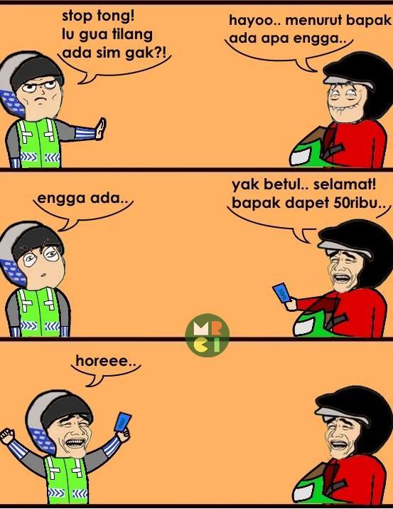 8 Obrolan lucu polantas dengan pemotor ini bikin ngakak seharian