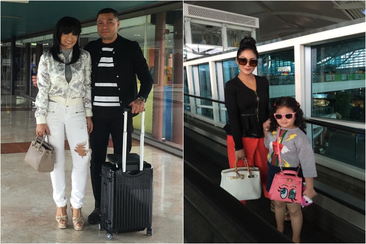 8 Gaya fashion selebriti Indonesia saat di bandara, mana favoritmu?