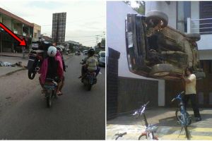 7 Foto ini bukti di Indonesia banyak orang kuat sakti mandraguna, top!