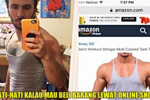 Pria ini beli tank top di online shop, yang diterima malah zonk