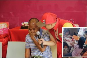 Ayah yang rela tak makan demi anaknya ini dapat kejutan ulang tahun