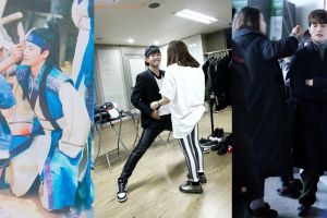 Terlalu tinggi, pose 13 seleb Korea saat didandani stylist ini kocak