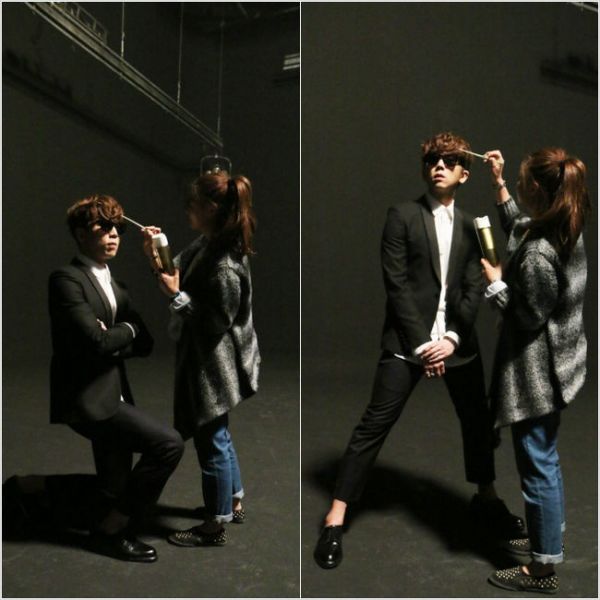 Terlalu tinggi, pose 13 seleb Korea saat didandani stylist ini kocak