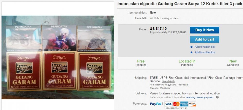 7 Produk khas Indonesia ini dijual mahal di situs online luar negeri