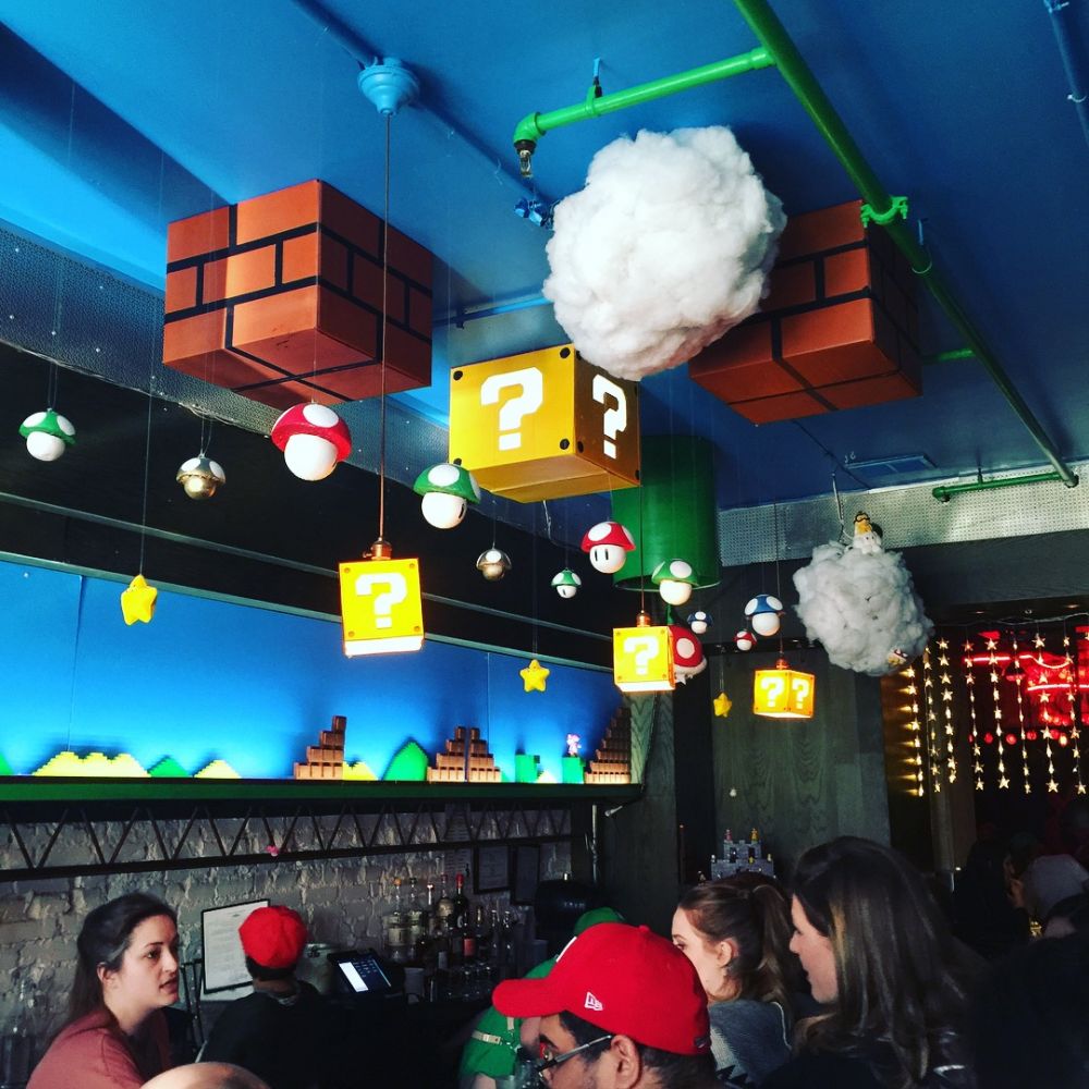 Restoran ini berkonsep video game Super Mario, anak 90an pasti suka