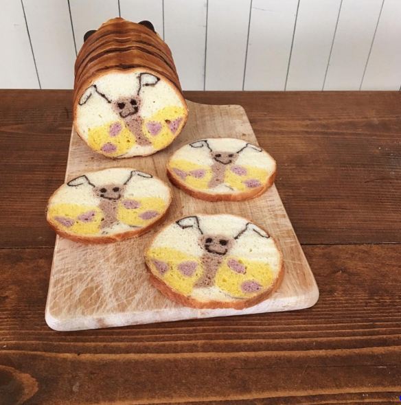 Ibu di Jepang ini sulap gambar karya sang anak jadi 12 roti unik