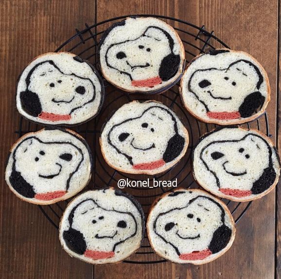 Ibu di Jepang ini sulap gambar karya sang anak jadi 12 roti unik