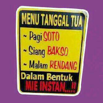 7 Daftar menu warung paling anti mainstream, bikin pelanggannya mikir