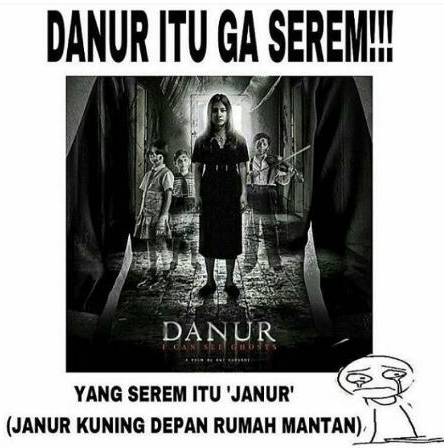 10 Meme 'Danur' ini bukan hanya bikin merinding tapi juga kocak