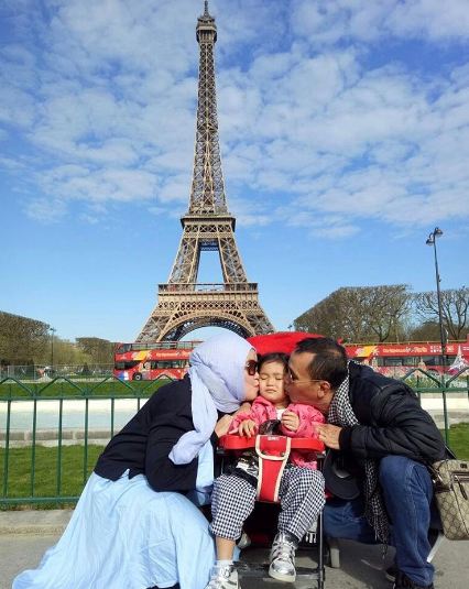 10 Foto serunya liburan keluarga Ayu Ting Ting di Eropa