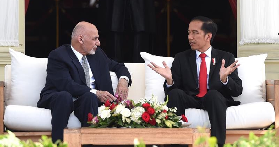 11 Foto Presiden Jokowi nge-teh bareng tamu negara di Istana, akrab ya