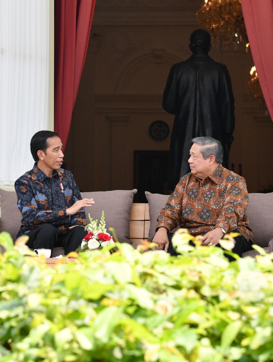 11 Foto Presiden Jokowi nge-teh bareng tamu negara di Istana, akrab ya
