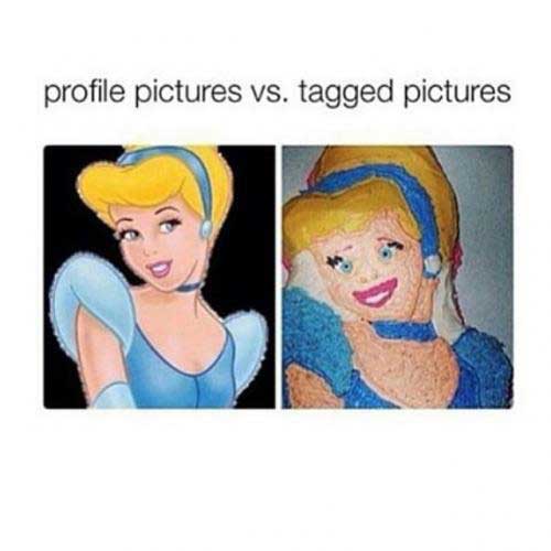 16 Meme kocak 'foto profil vs foto tag teman', bedanya bikin ngakak