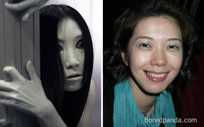 18 Foto pemeran karakter horor saat di film vs dunia nyata, beda jauh
