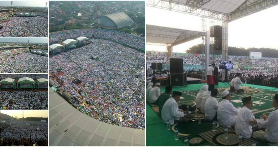 15 Foto tunjukkan dahsyatnya acara istigasah kubro harlah NU ke-94