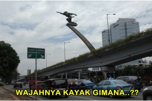 Penasaran? Ini lho wajah Patung Pancoran dan Patung Lapangan Banteng