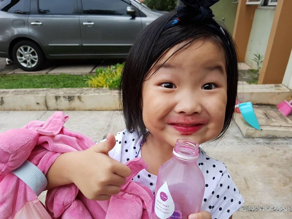 14 Potret lucunya anak Cici Panda, mata sipitnya bikin tambah gemes