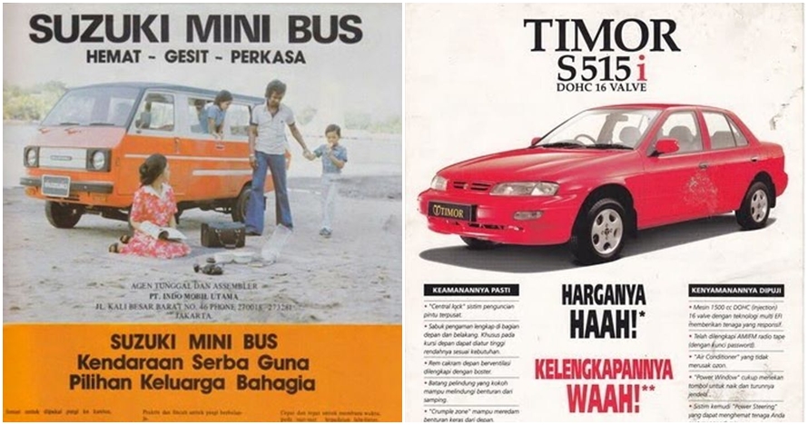 13 Iklan jadul mobil di Indonesia, jadi geli sendiri membacanya