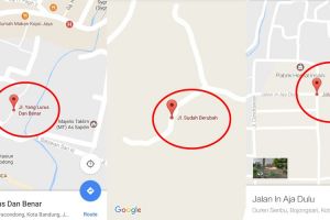 10 Nama jalan di Google Maps ini absurd tapi beneran ada lho
