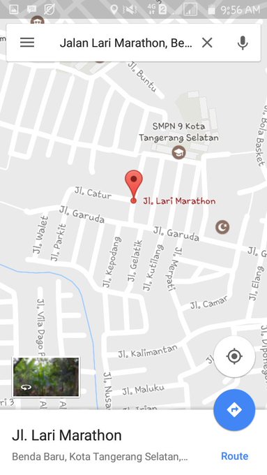 10 Nama jalan di Google Maps ini absurd tapi beneran ada lho