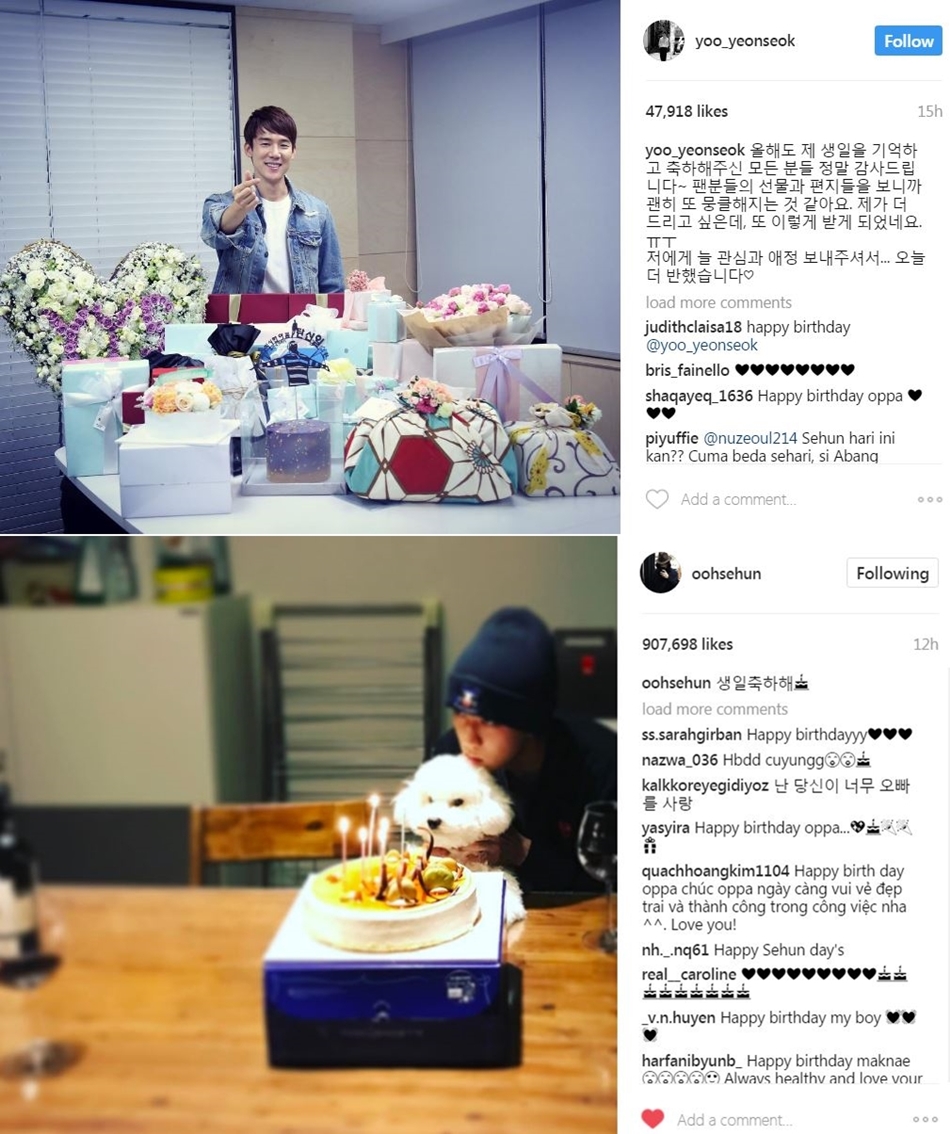10 Foto bukti aktor Yoo Yeon-seok & Sehun 'EXO' pantas jadi kakak-adik