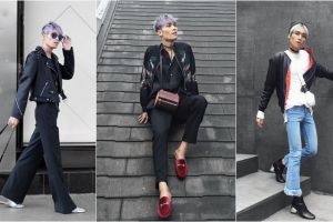 10 Foto Wisnu Genu, model androgini dengan selera fashionnya nyentrik