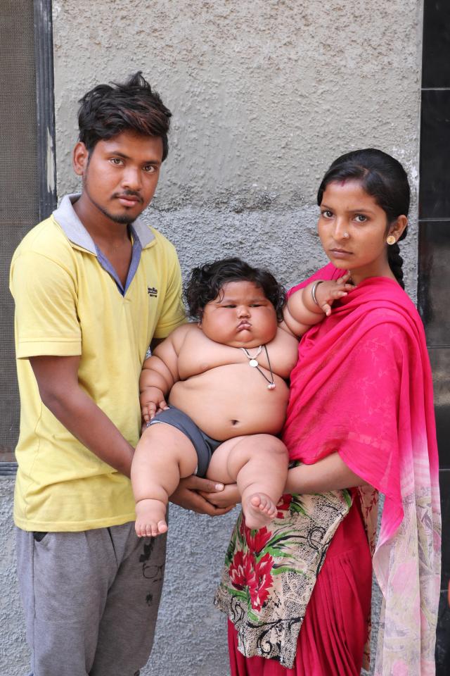 Usianya baru 8 bulan, bayi ini punya berat badan bak balita 4 tahun
