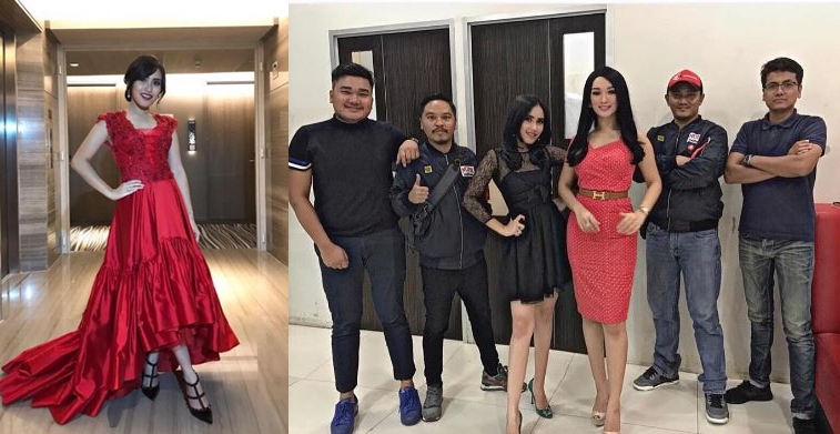 Perhatikan 4 foto artis cantik Tanah Air ini, ilusi optik atau editan?