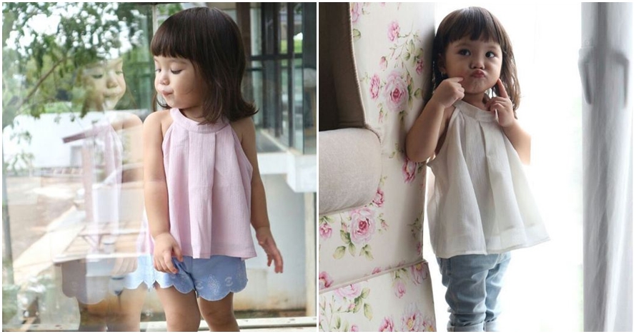 Menggemaskan, begini 10 foto gaya baby Gempi saat jadi model iklan