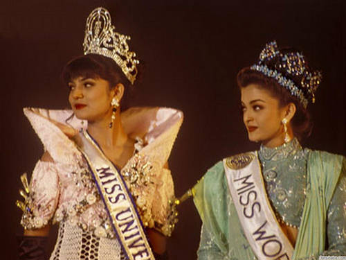 10 Foto lawas aktivitas Aishwarya Rai saat menjadi Miss World 1994