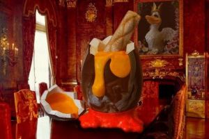 Telur Paskah ini beratnya capai 100 kg, dibanderol Rp 400 jutaan