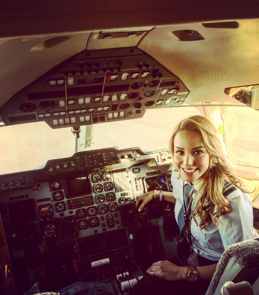 Alejandra, pilot cantik pesawat pribadi selebriti & miliader dunia