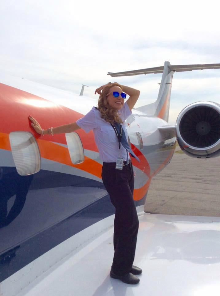 Alejandra, pilot cantik pesawat pribadi selebriti & miliader dunia