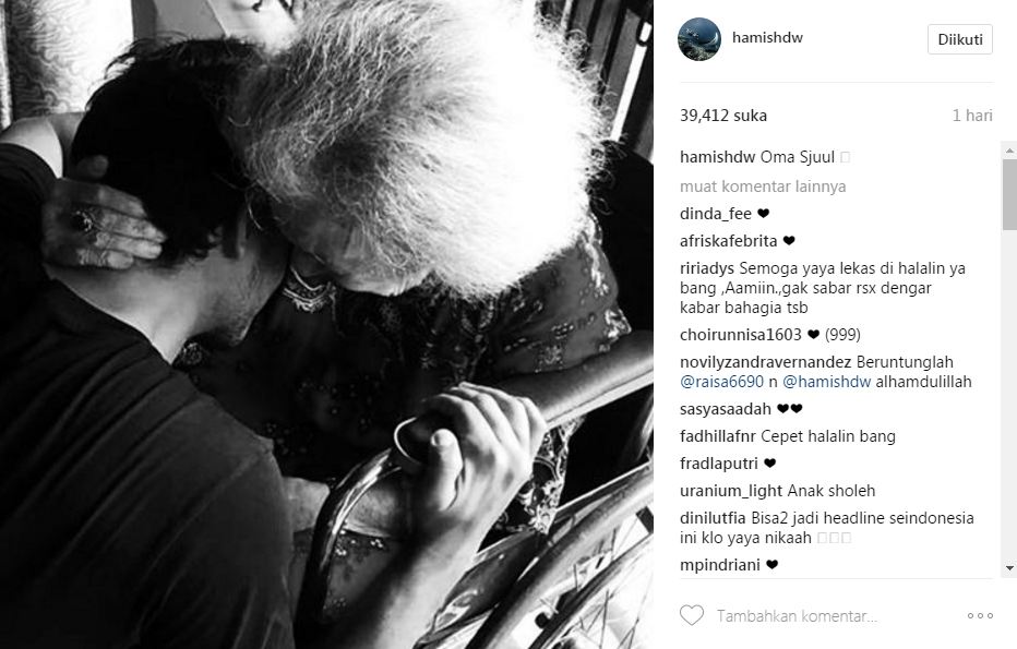 Sungkem ke Nenek, Hamish Daud dan Raisa siap menikah?