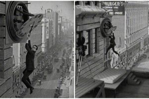 5 Foto ini ungkap trik pengambilan gambar pada era film senyap