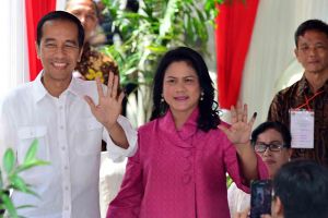 Lagu Bengawan Solo iringi Presiden Jokowi saat gunakan hak pilih