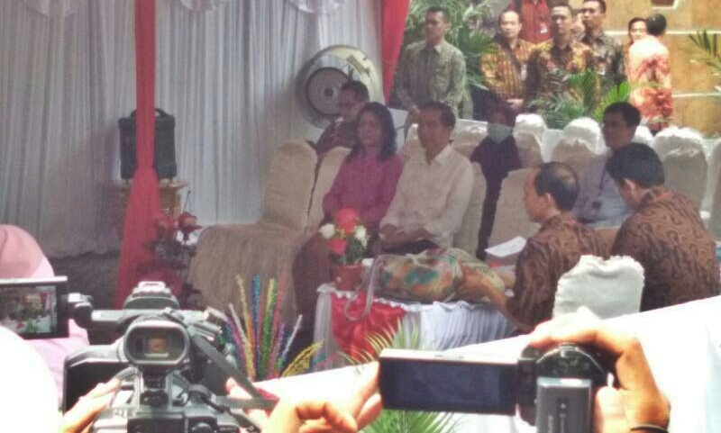 Lagu Bengawan Solo iringi Presiden Jokowi saat gunakan hak pilih