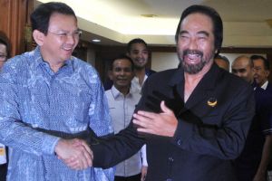 Ini pesan Surya Paloh ke Ahok usai kalah di hitung cepat Pilkada DKI